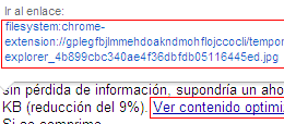 Optimizar imágenes con Pagespeed de Chrome