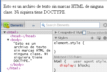 html sin marcas
